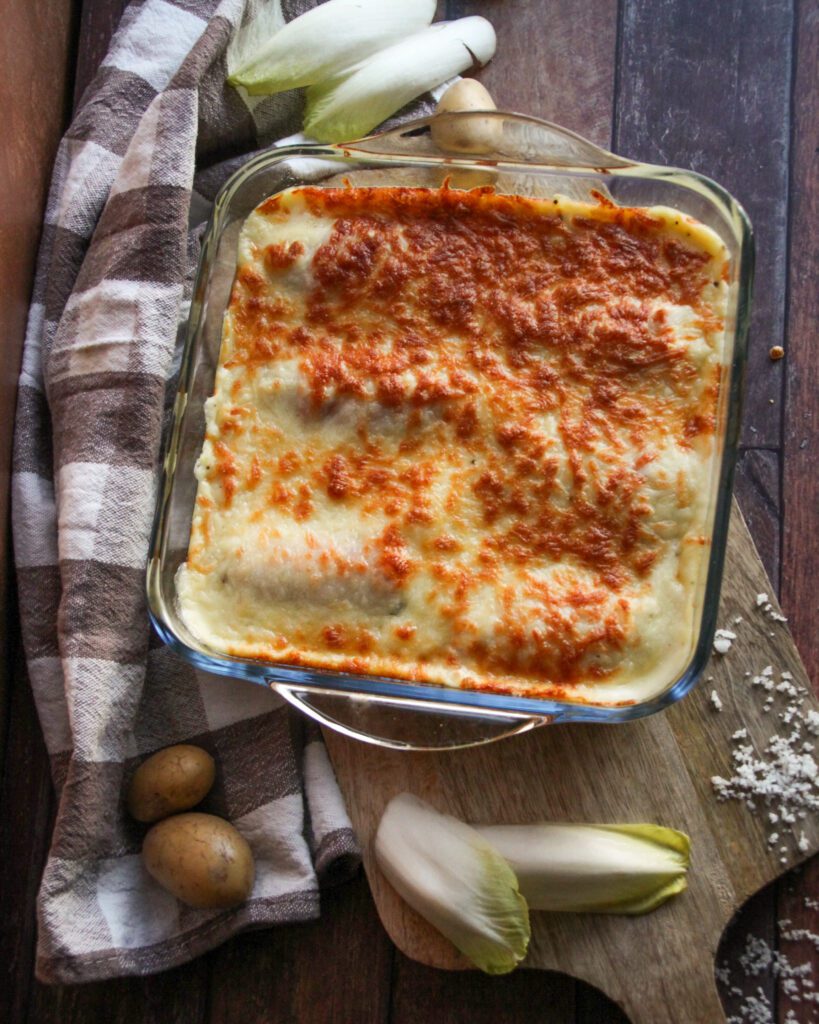 Chicorée mit Schinken Überbacken “Endives au Jambon”